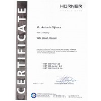 HÜRNER Certifikát p.Sýkora
